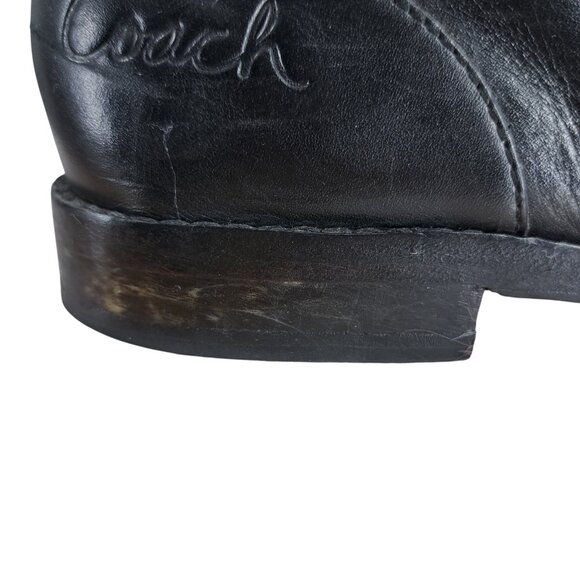 Coach Cheyenne Black Leather Over the Knee Riding Boots Size 9 B Classic - Picture 15 of 16